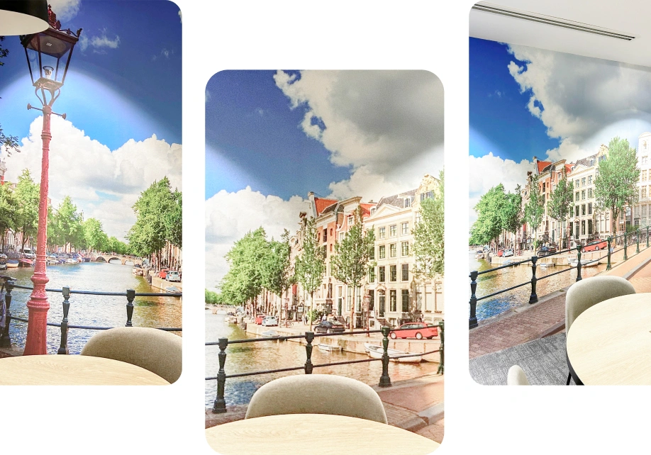 The Detail of Wallpaper Amsterdam by Honpo